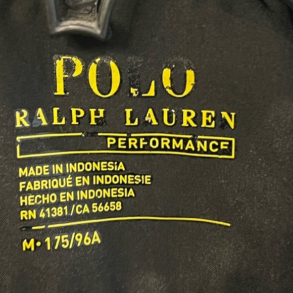 Polo by Ralph Lauren Large Pony Image Mens Medium Vintage Black Windbreaker - Picture 2 of 12